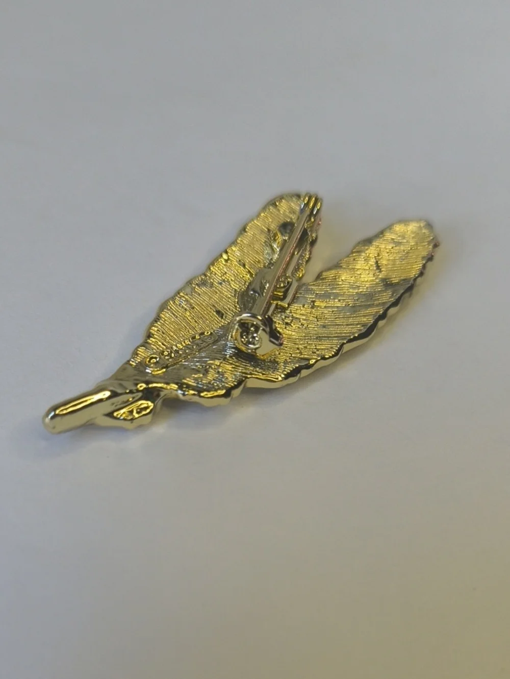 Gerrys Gold Tone Feather Pin Brooch